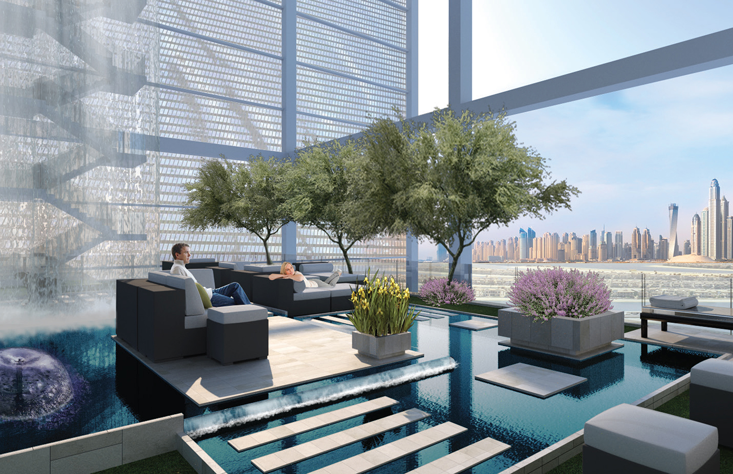 6 hotel atlantic residential atrium