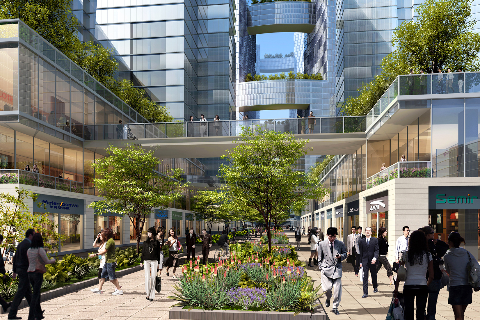 Tianfu Ecological City streetscape