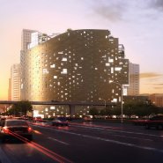 1 baku at dusk from highway